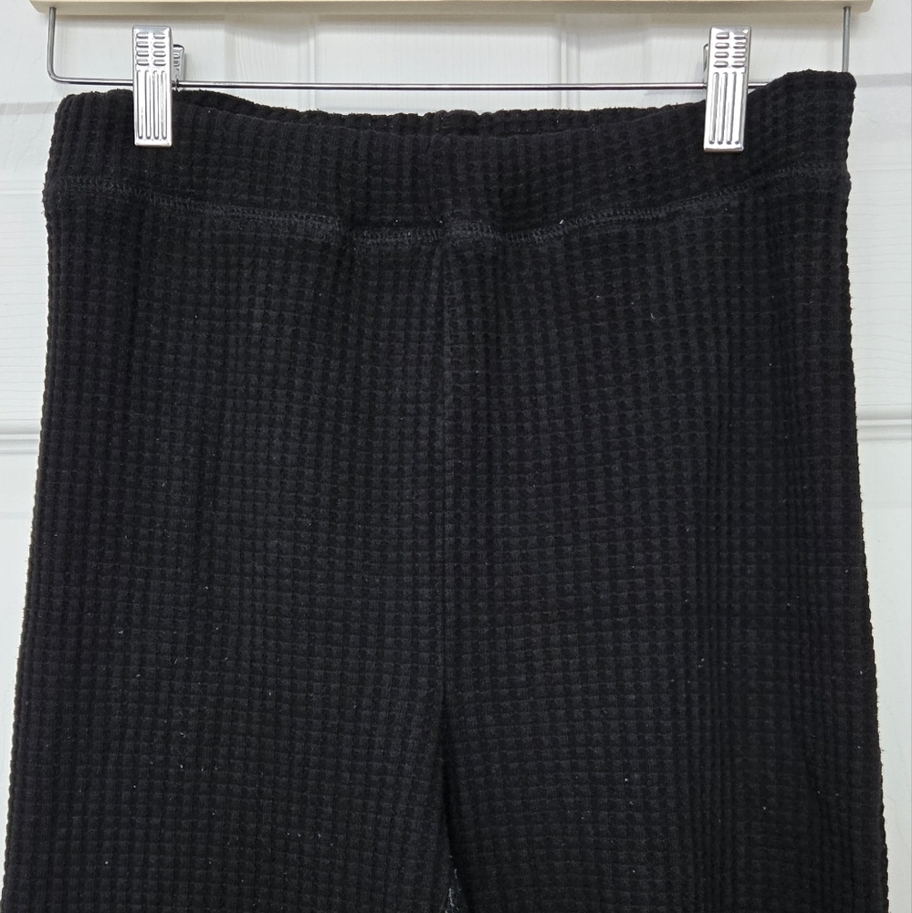 Roots Black Waffle Pants